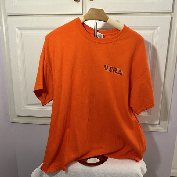 Graphic Tshirt Orange Size XL ‘team Faith In Action’ - Picture 1 of 4